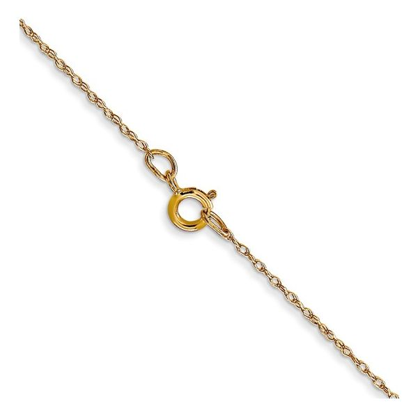 14k Yellow Gold Thin Rope Link Pendant Chain Image 3 Arezzo Jewelers Elmwood Park, IL