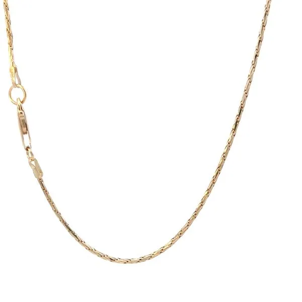 14k Yellow Gold Fancy Link Chain Image 2 Arezzo Jewelers Elmwood Park, IL