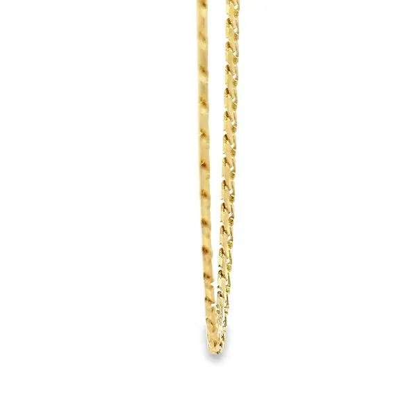 14k Yellow Gold Fancy 4.25mm Cuban Link Chain Image 4 Arezzo Jewelers Elmwood Park, IL