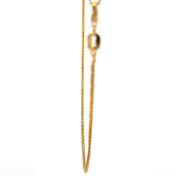 14k Yellow Gold 1.25mm Spiga Link Pendant Chain Image 4 Arezzo Jewelers Elmwood Park, IL