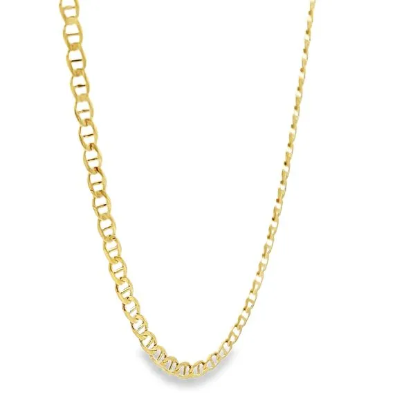 14K Yellow Gold 3mm Anchor Link Chain Image 3 Arezzo Jewelers Elmwood Park, IL
