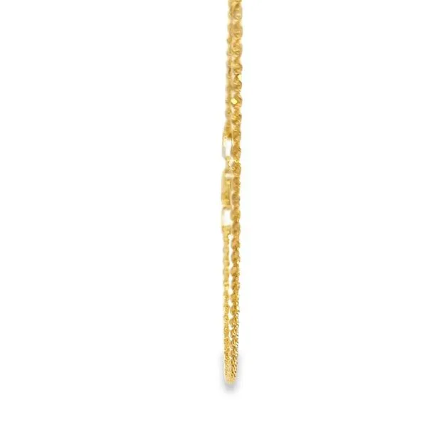 14K Yellow Gold 1.5mm Solid Rope Link Chain Image 4 Arezzo Jewelers Elmwood Park, IL