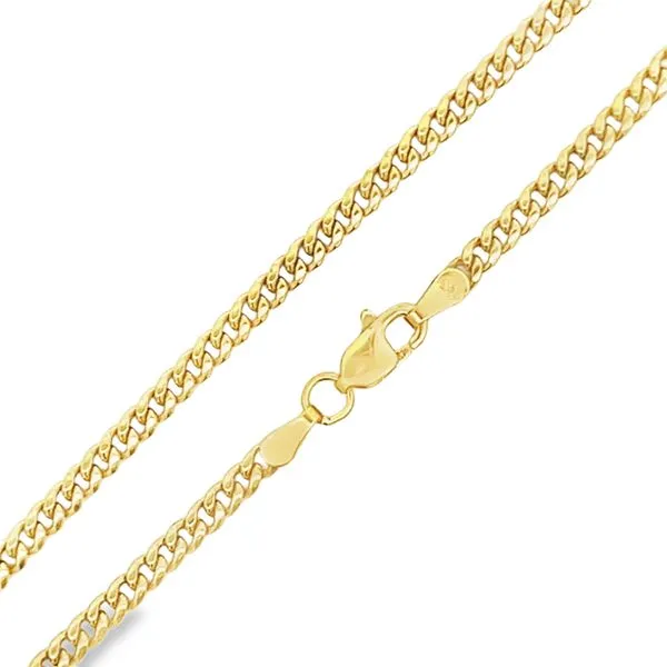 14k Yellow Gold 2.9mm Cuban Link Chain Arezzo Jewelers Elmwood Park, IL