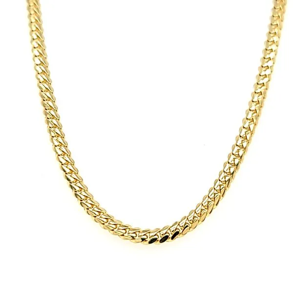 14 Karat Yellow Gold 2.3mm Cuban Link Chain Image 2 Arezzo Jewelers Elmwood, IL