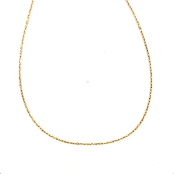 14K Yellow Gold 2mm Cable Link Chain Image 2 Arezzo Jewelers Elmwood Park, IL
