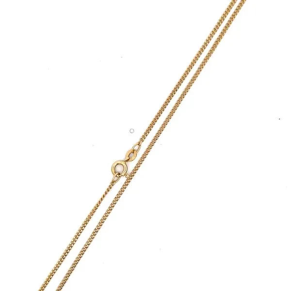 18 Karat Yellow Gold Curb Link Chain Arezzo Jewelers Elmwood Park, IL