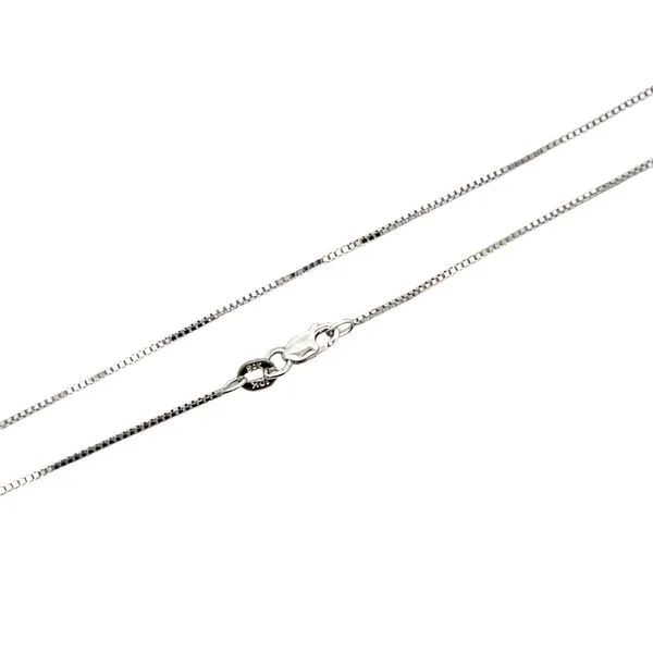 10 Karat White Gold Box Link Chain Arezzo Jewelers Elmwood Park, IL
