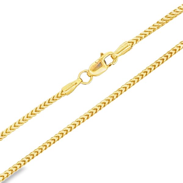 14 Karat Yellow Gold 1.75mm Franco Link Chain - 18