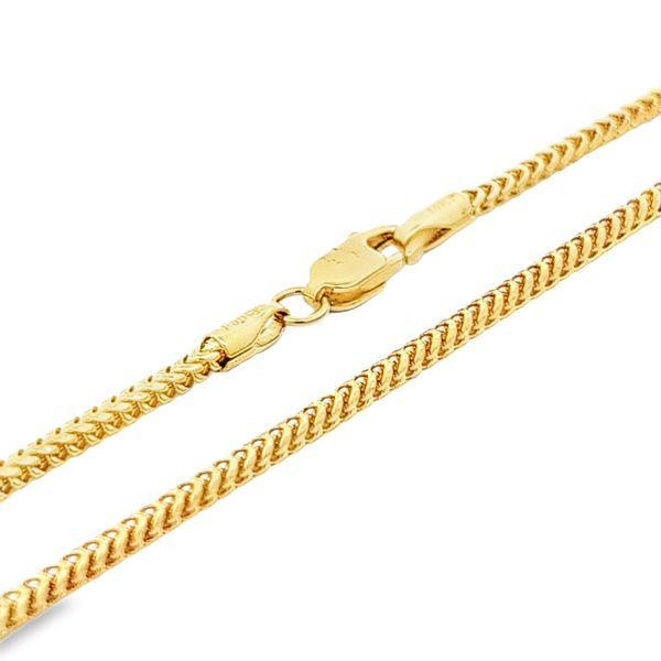 14 Karat Yellow Gold 1.75mm Franco Link Chain - 18