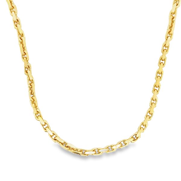 14 Karat Yellow Gold 3.25 Solid Hermes Link Chain - 24