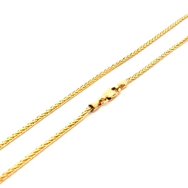 14k Yellow Gold 1.5mm Wheat Link Chain - 20