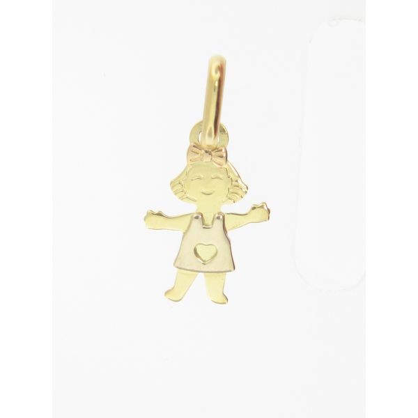 18K Yellow Gold Little Girl Charm Arezzo Jewelers Elmwood Park, IL