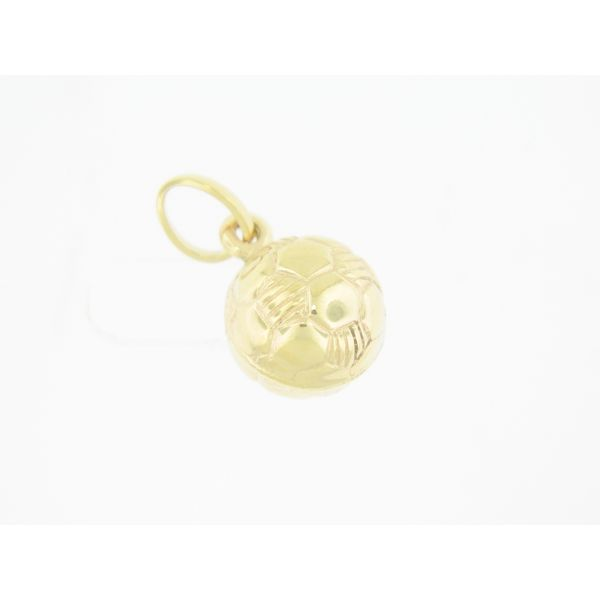 14K Yellow Gold Soccer Ball Charm Arezzo Jewelers Elmwood Park, IL