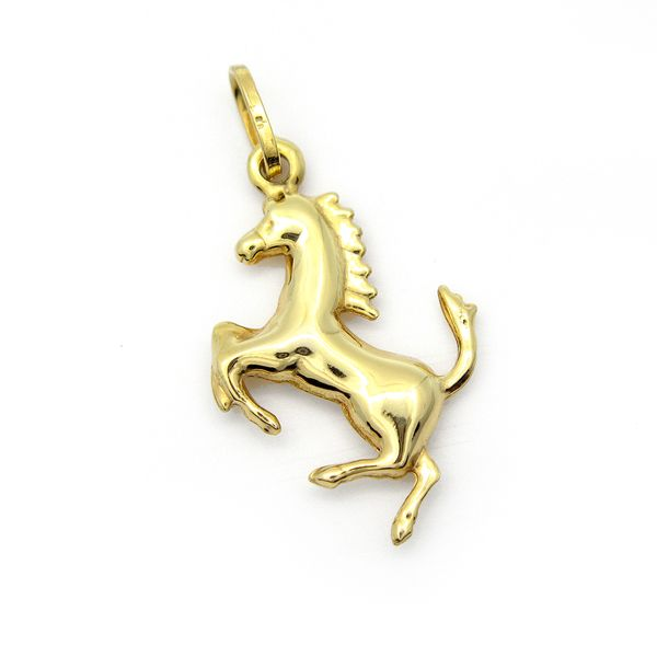 14k Yellow Gold Horse Pendant / Charm Arezzo Jewelers Elmwood Park, IL