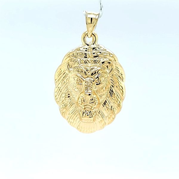 14k Yellow Gold Lion Head Pendant Arezzo Jewelers Elmwood Park, IL