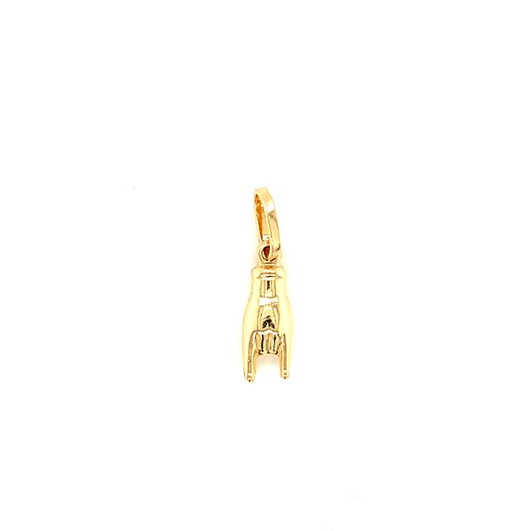 18k Yellow Gold 1/2