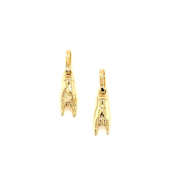 18k Yellow Gold 1/2