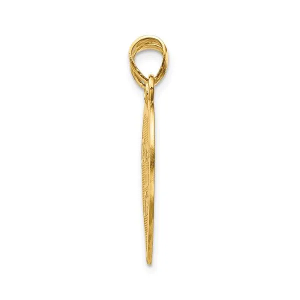 14k Reversible FOREVER AND EVER Break-apart Heart Pendant Image 2 Arezzo Jewelers Elmwood Park, IL