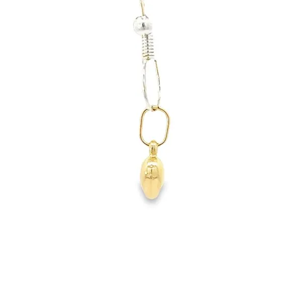 14k Yellow Gold Small 7mm Heart Pendant Image 4 Arezzo Jewelers Elmwood Park, IL