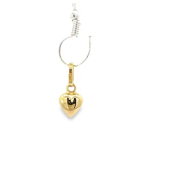14k Yellow Gold Small 7mm Heart Pendant Arezzo Jewelers Elmwood Park, IL