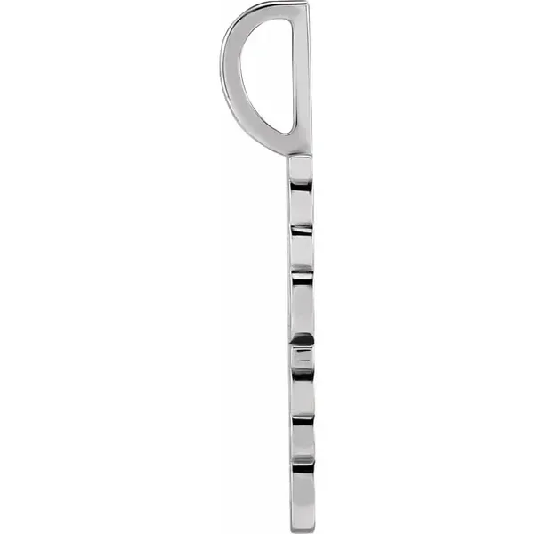 14K White Mama Charm/Pendant Image 2 Arezzo Jewelers Elmwood, IL