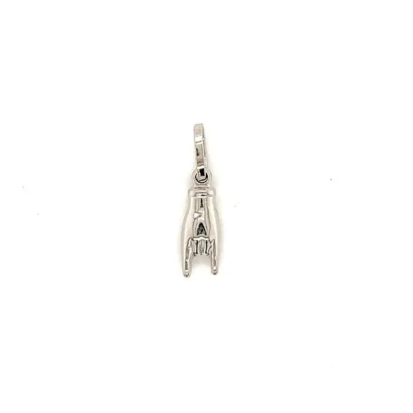 18k White Gold 1/2