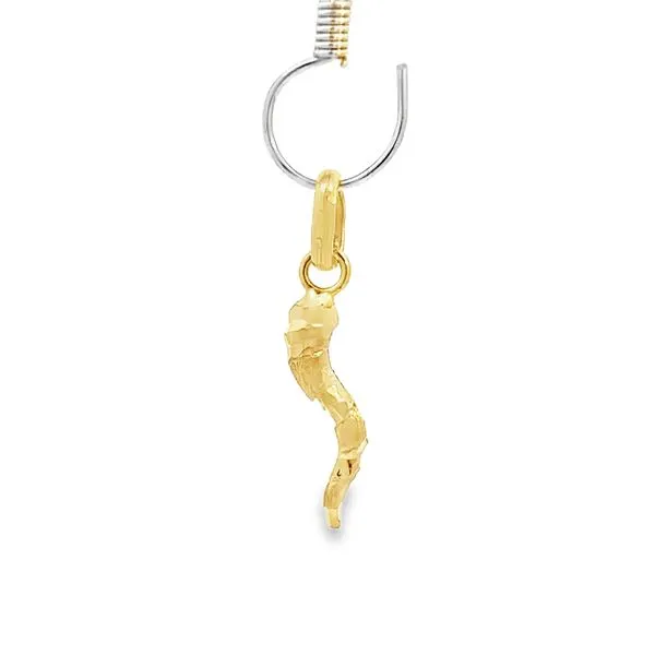 18k Yellow Gold 3/4