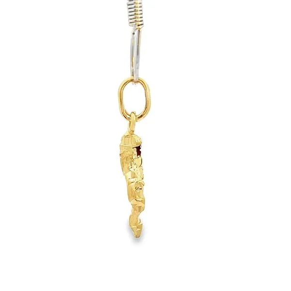 18k Yellow Gold 3/4