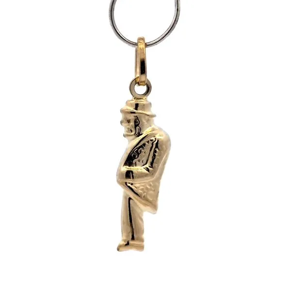 10K Yellow Gold Gobetto Charm – Italian Good Luck Pendant Arezzo Jewelers Elmwood Park, IL