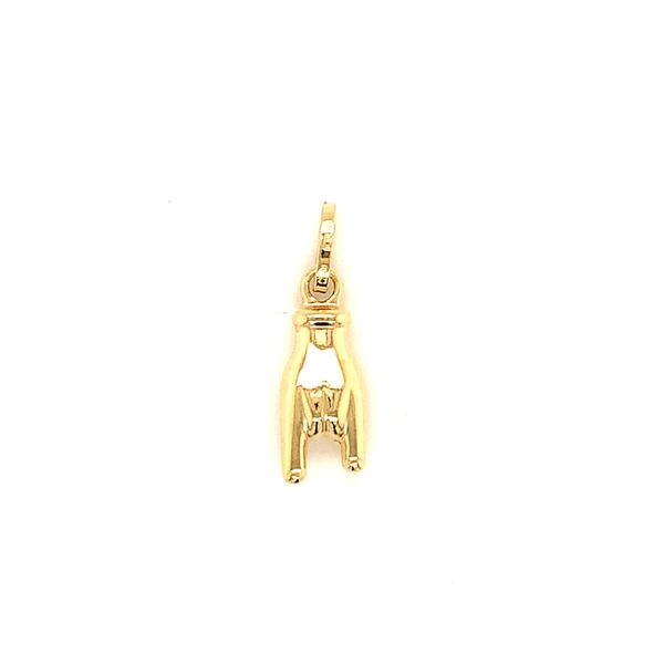 18k Yellow Gold 3/4