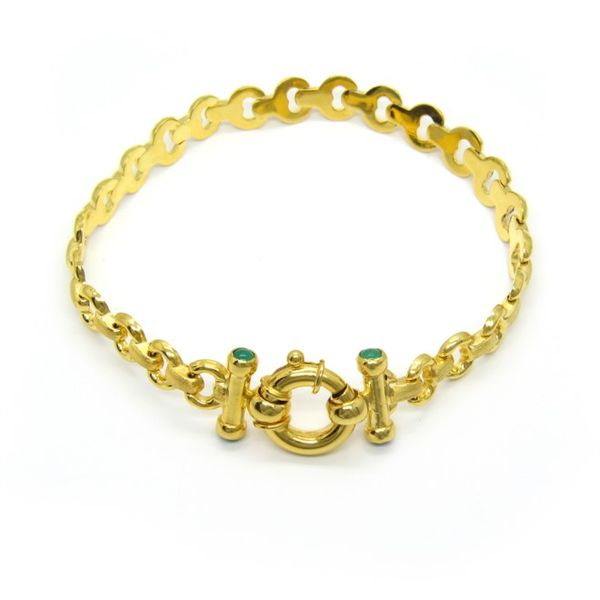 14k Yellow Gold Italian Bracelet Arezzo Jewelers Elmwood Park, IL
