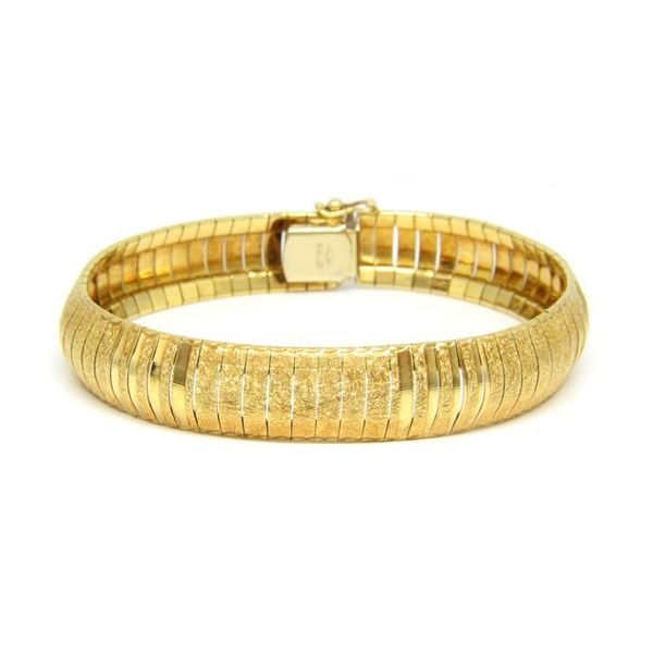 18k Yellow Gold Italian Bracelet - 7.5