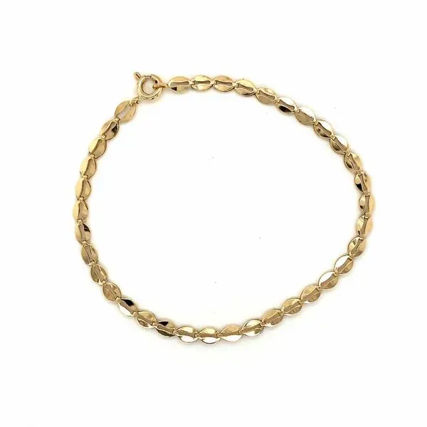 18k Yellow Gold Bracelet, 8