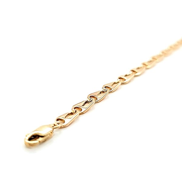 18k Yellow Gold Fancy Link Bracelet Image 3 Arezzo Jewelers Elmwood Park, IL