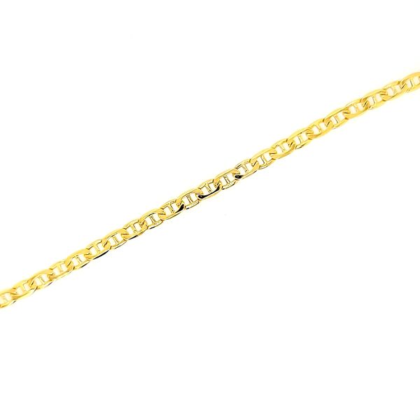 14kt Yellow Gold 4.5mm Anchor Link Bracelet Image 2 Arezzo Jewelers Elmwood Park, IL