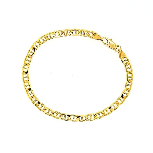 14kt Yellow Gold 4.5mm Anchor Link Bracelet Arezzo Jewelers Elmwood Park, IL