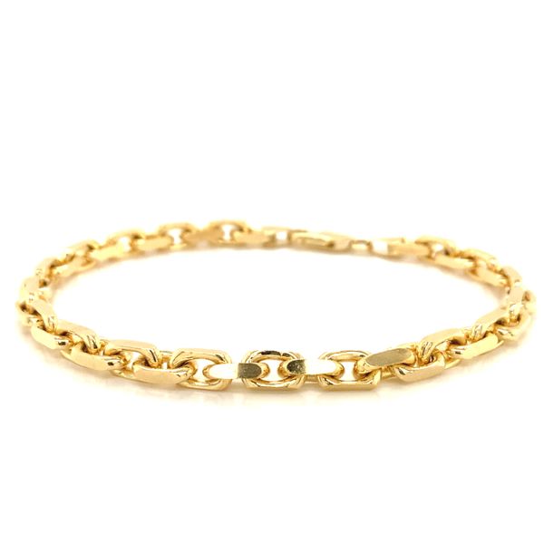 14k Yellow Gold Hermes Link Bracelet Arezzo Jewelers Elmwood Park, IL