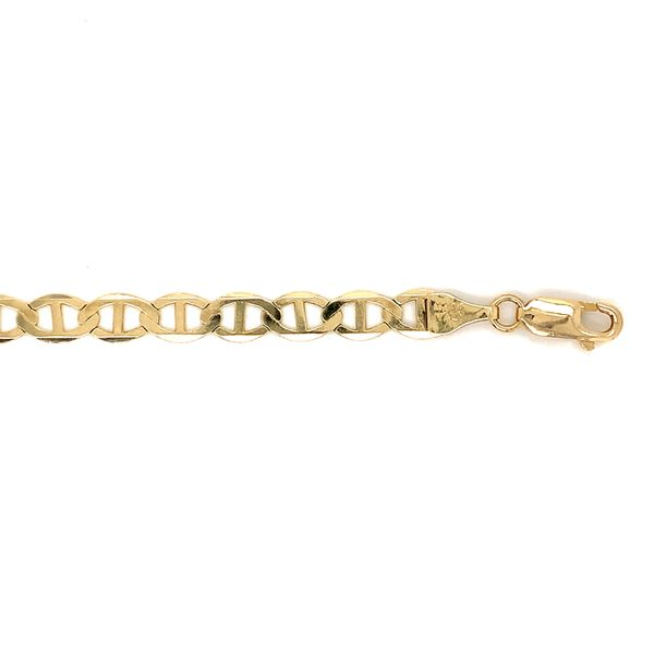 10k Yellow Gold 5.3mm Anchor Link Bracelet Image 3 Arezzo Jewelers Elmwood Park, IL