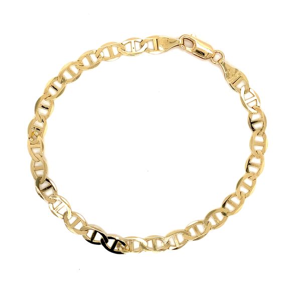 10k Yellow Gold 5.3mm Anchor Link Bracelet Arezzo Jewelers Elmwood Park, IL