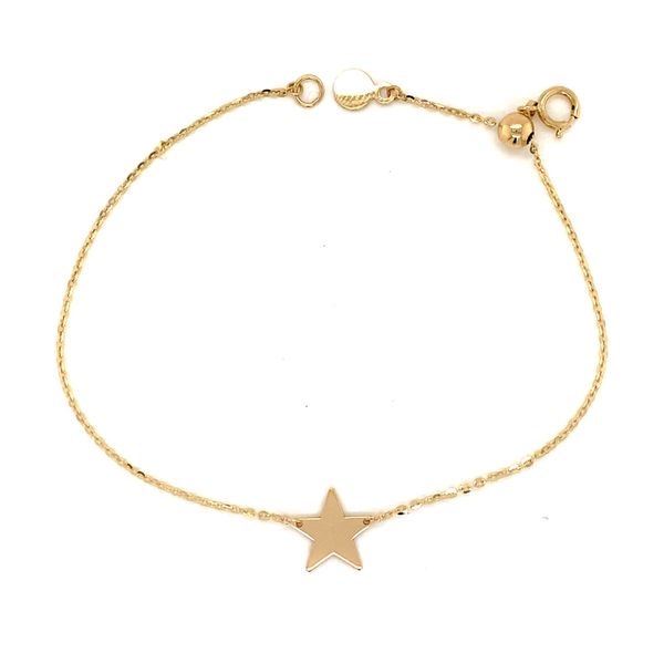 14k Yellow Gold Star Bolo Bracelet Arezzo Jewelers Elmwood Park, IL