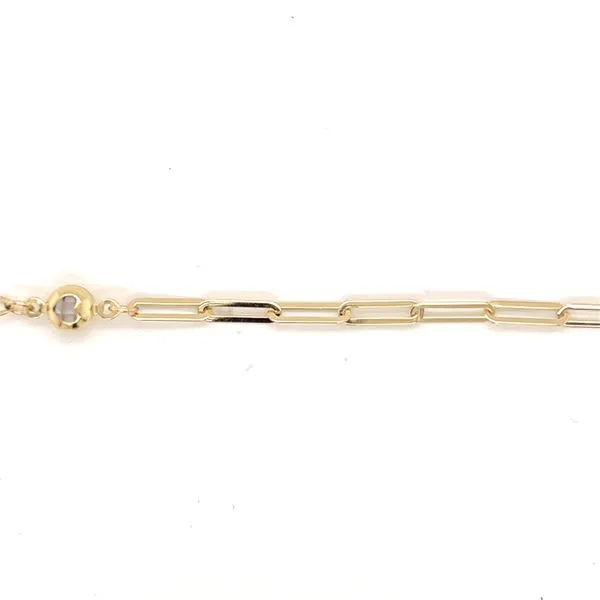14k Yellow Gold Paperclip Link Bracelet Image 2 Arezzo Jewelers Elmwood Park, IL