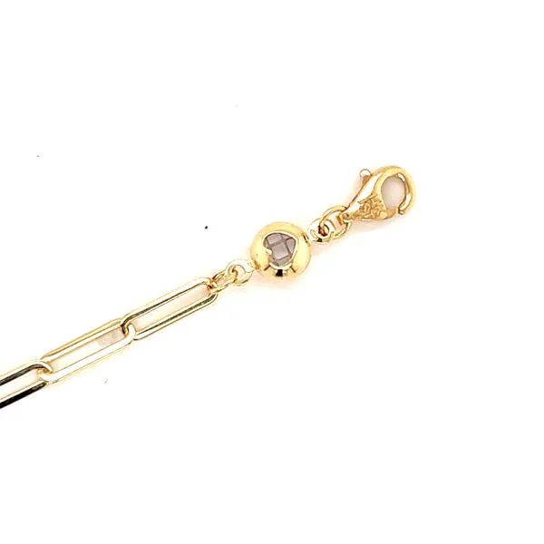 14k Yellow Gold Paperclip Link Bracelet Image 3 Arezzo Jewelers Elmwood Park, IL