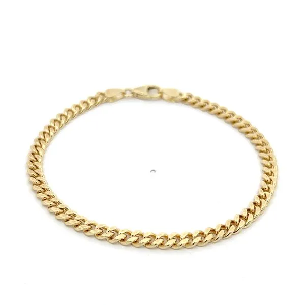 14K Yellow Gold 4.2mm Miami Cuban Link Bracelet Image 2 Arezzo Jewelers Elmwood Park, IL