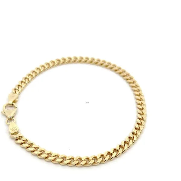14K Yellow Gold 4.2mm Miami Cuban Link Bracelet Image 5 Arezzo Jewelers Elmwood Park, IL