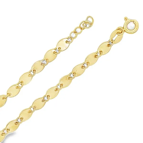 14K Yellow Gold Oval Link Bracelet Image 2 Arezzo Jewelers Elmwood Park, IL