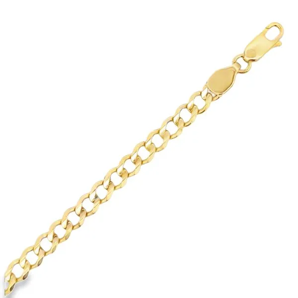 14K Yellow Gold 5mm Curb Link 7