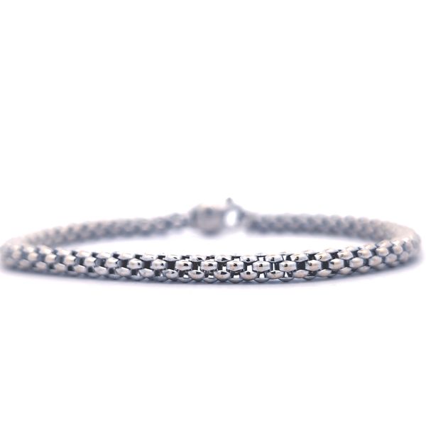 FOPE - 18K White Gold Italian Mesh Link Bracelet - 7.25
