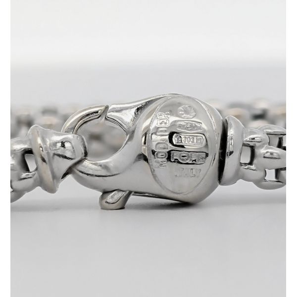 FOPE - 18K White Gold Italian Mesh Link Bracelet - 7.25