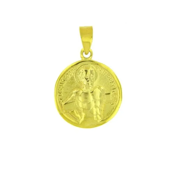 14k St. Dismus Medal - Small Arezzo Jewelers Elmwood Park, IL