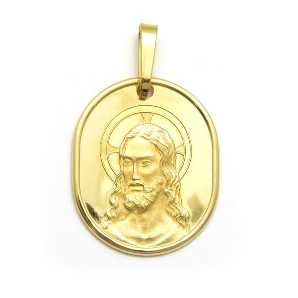 18k Yellow Gold Jesus Medal, 4.1gr Arezzo Jewelers Elmwood Park, IL